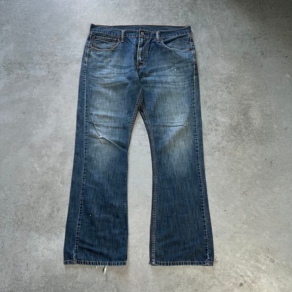 Levi's 527 Bootcut Men's Size 36x32 Jeans Flared Blue Denim